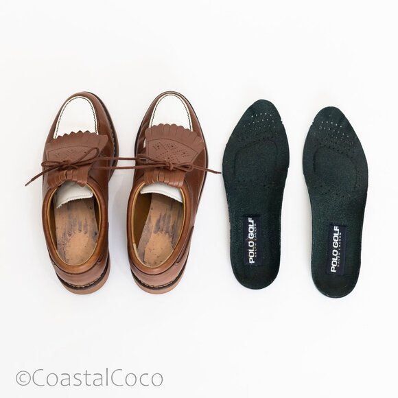 Polo Golf Ralph Lauren Women's Shoes 6 Saddle Kiltie Oxford Ivy Preppy Vintage 2 - Picture 5 of 11